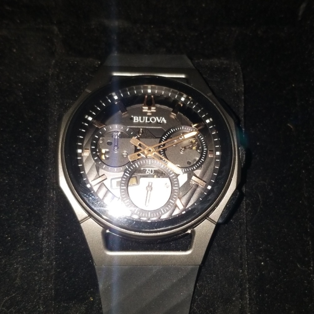 Men's Bulova Curv Titanium Watch